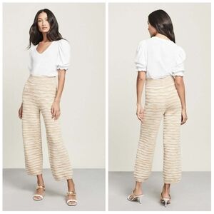 Veronica Beard Len Space-Dyed Pant Camel Multi Small